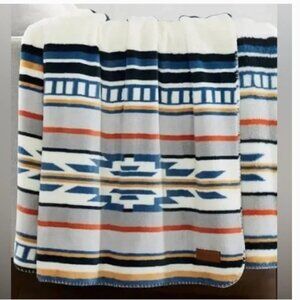 NWT PENDLETON Ultra Soft Throw Blanket Saltillo Striped 50" x 70"
